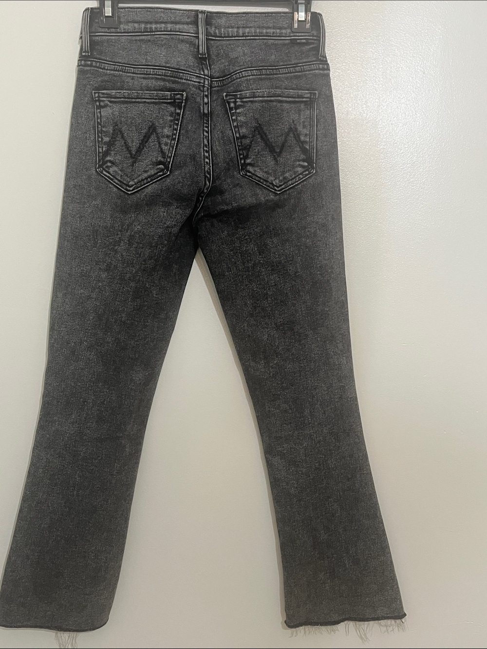 Mother The Insider Step Fray Train Stops- High Rise Jeans. - Picture 4 of 8